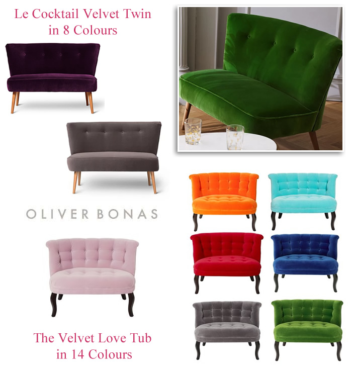 Oliver Bonas Love Seat Tub Chairs French Style Sofas