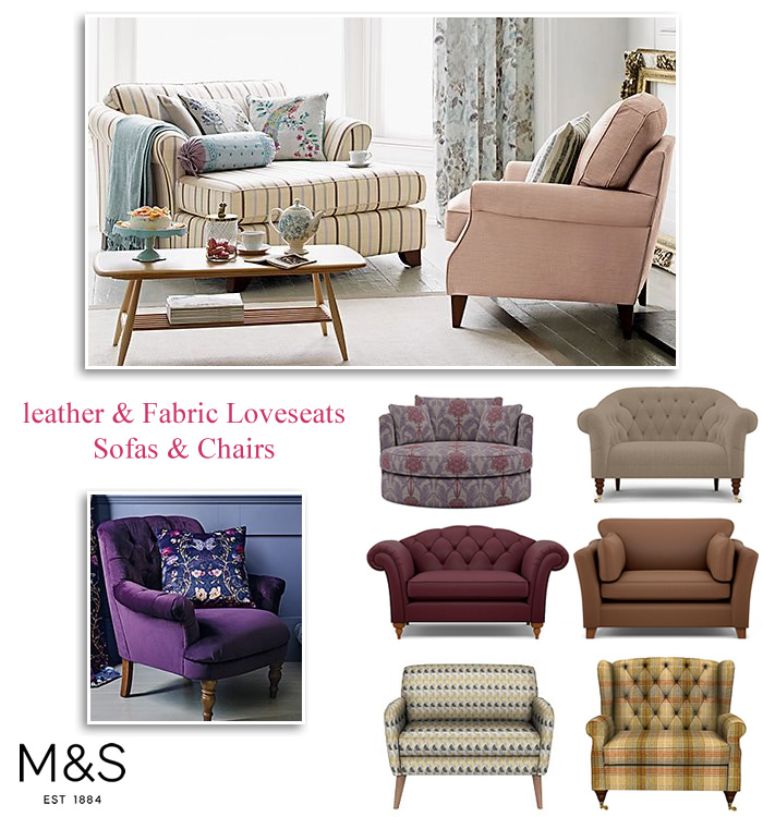 M&S Love Seats and Small Sofas Marks and Spencer Furniture