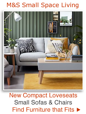 M&S compact furniture small loveseat sofas & chairs