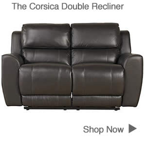 double leather recliner