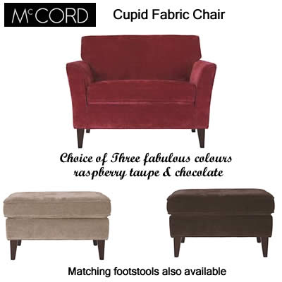fabric loveseats and bedroom chairs