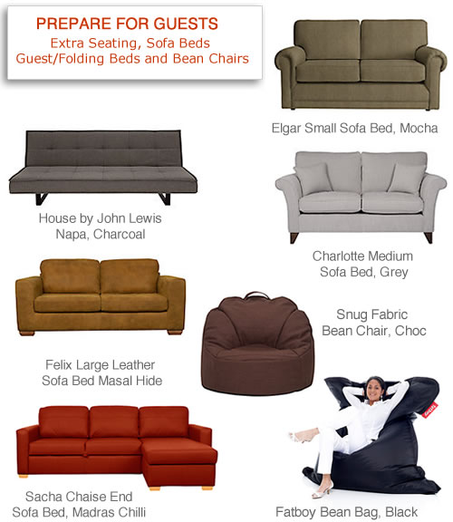 John Lewis snuggler sofas bean chairs folding beds