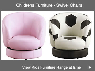 Childrens Seating Pink Swivel Chair, Kids Football Chairs ...