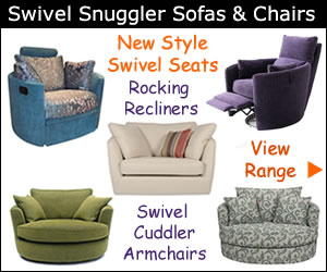 Swivel Chairs and Snuggler Sofas